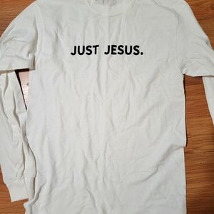 Just Jesus long sleeve tee